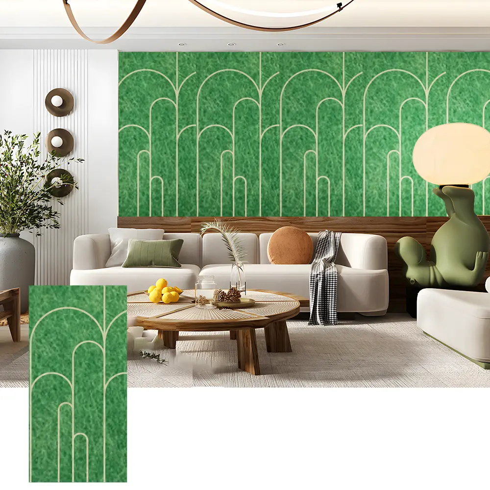 3D PET akustesch Mauer Brieder fir dekorativen Interieur