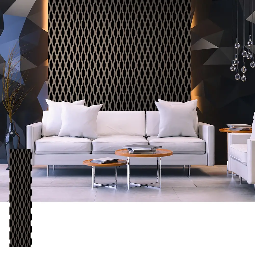 Akustesch Holz Slat Panels fir Sound Kontroll
