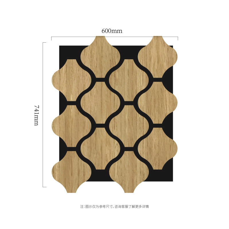 Clover Chain Modular MDF-op-PET akustesch Mauer Panel Clover Chain Modular MDF-op-PET akustesch Mauer Panel
