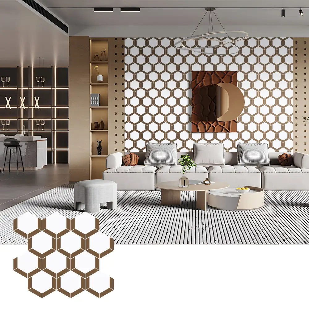 Einfach Installatioun PET Filt Akustik Panelen fir Mauerdekoratioun