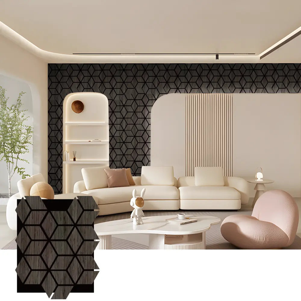 Interieur Holz akustesch Brieder fir Sound Kontroll
