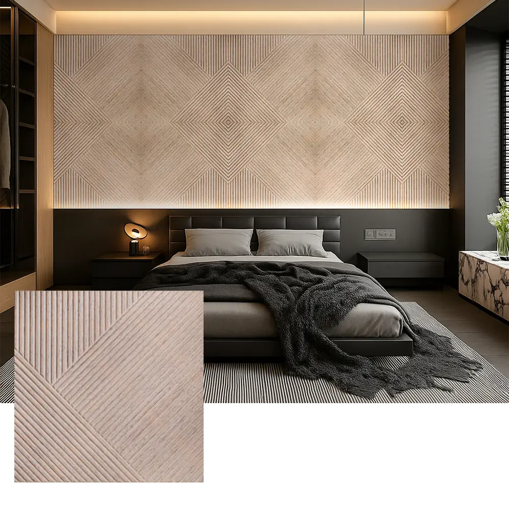 PET akustesch Mauer Brieder fir Indoor Sound Absorptioun