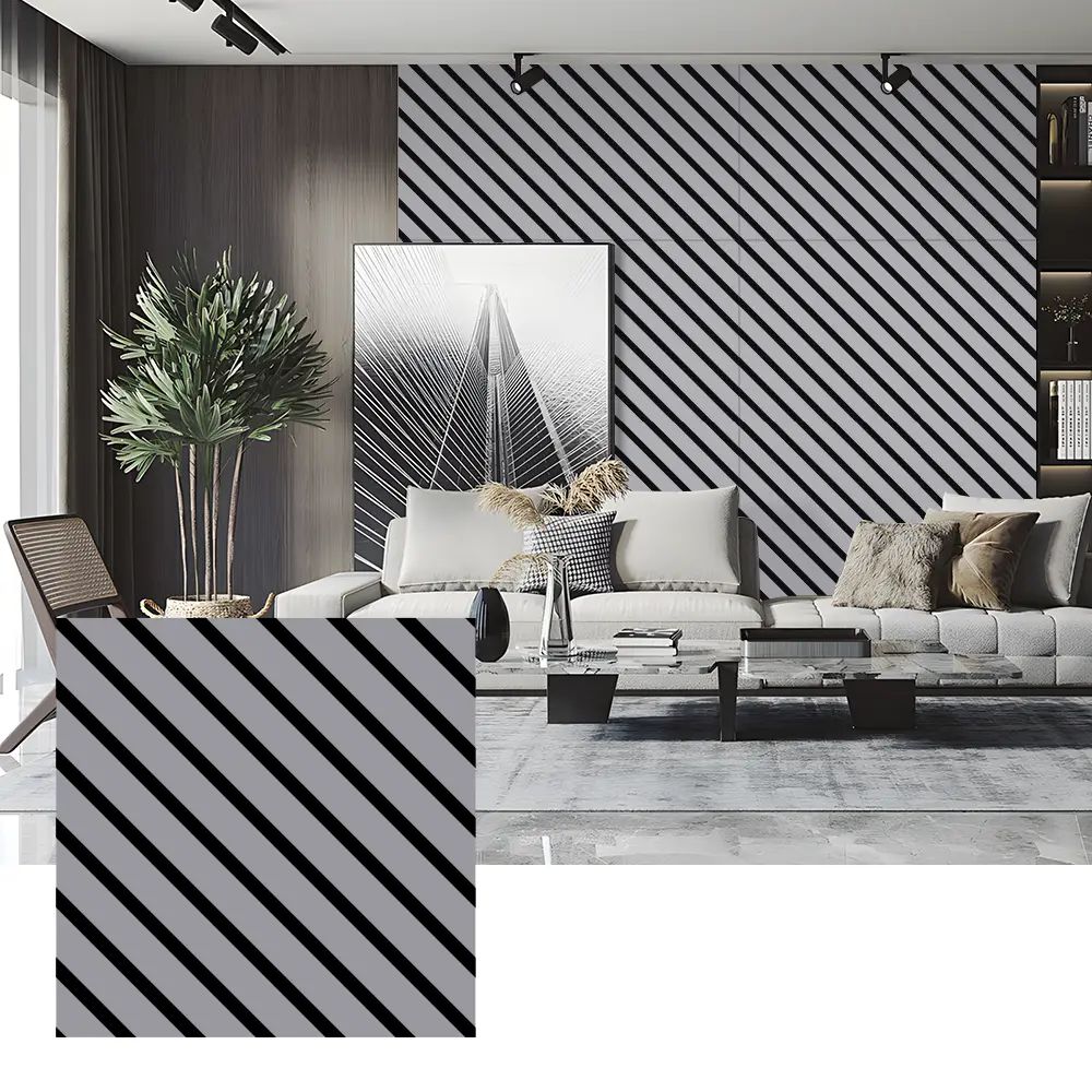 Schallabsorberende PET Felt Panels fir Bannenmaueren