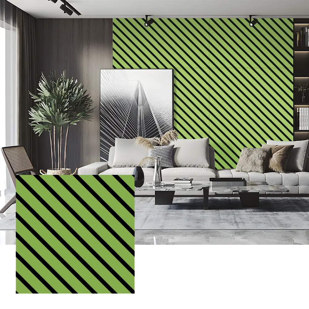 Schallabsorberende PET Felt Panels fir Bannenmaueren