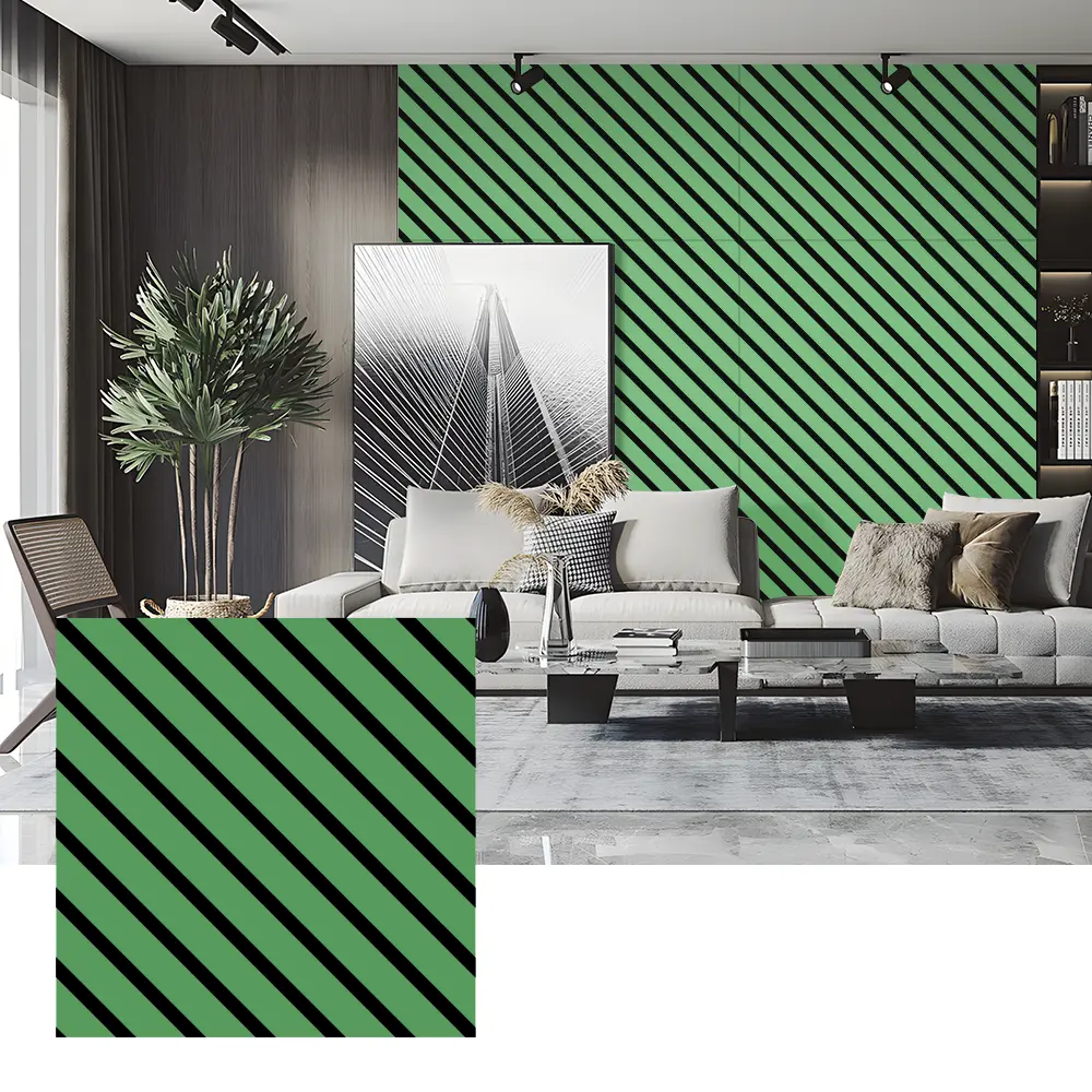 Schallabsorberende PET Felt Panels fir Bannenmaueren