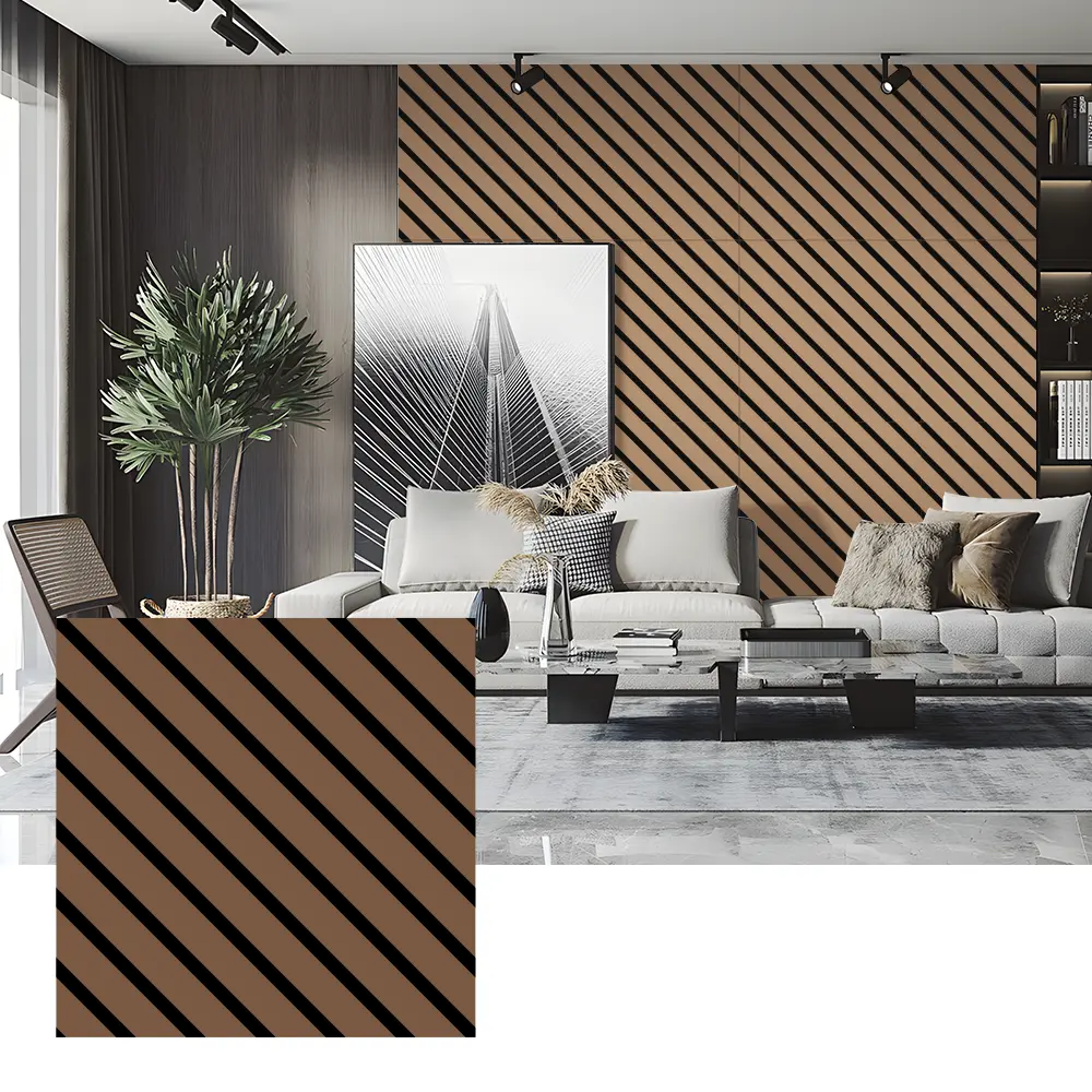 Schallabsorberende PET Felt Panels fir Bannenmaueren