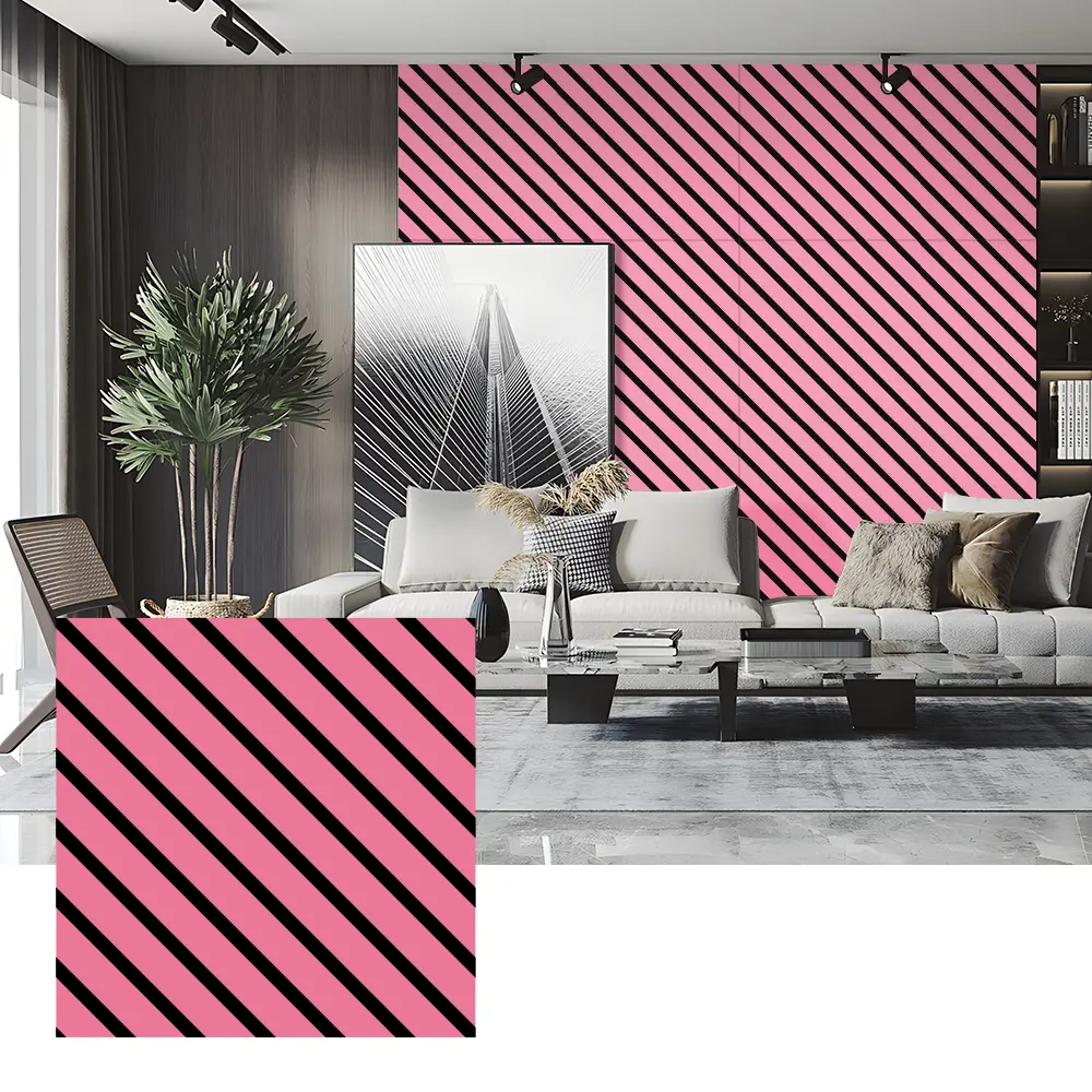 Schallabsorberende PET Felt Panels fir Bannenmaueren