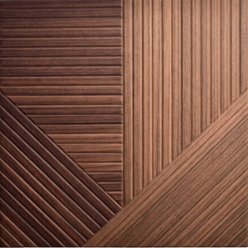 Wonear Boutique Hotel Multi-Tone Linearschrëft Wood akustesch Panel Wonear Boutique Hotel Multi-Tone Linearschrëft Wood akustesch Panel