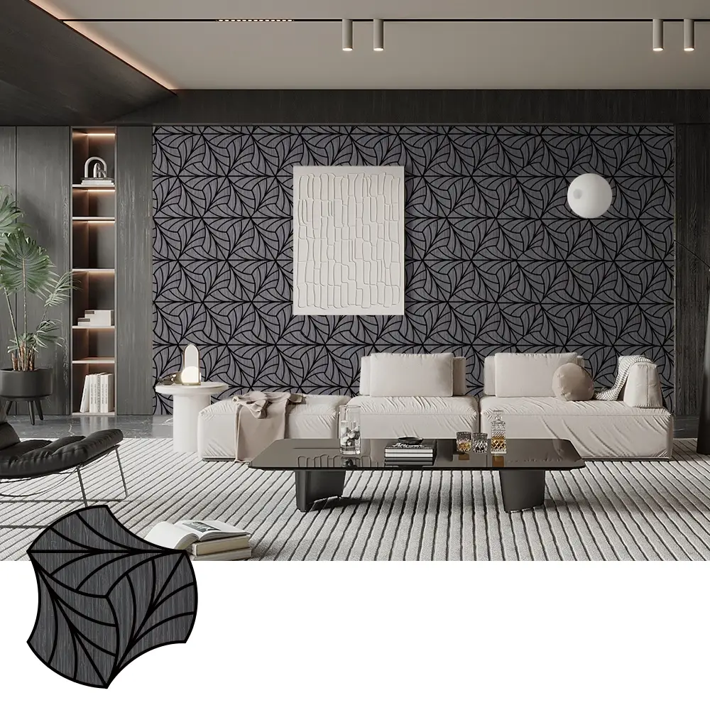 Wood Veneer akustesch Brieder fir Music Studio Sound Kontrolléiere Wood Veneer akustesch Brieder fir Music Studio Sound Kontrolléiere